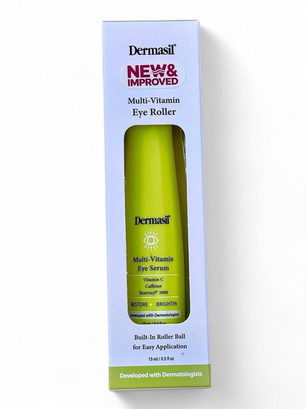 Dermasil Multi-Vitamin Eye Roller with Vitamin C, Caffeine & Matrixyl 3000